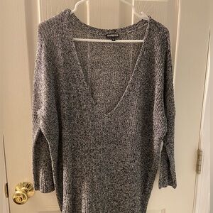 Express v-neck sweater tunic